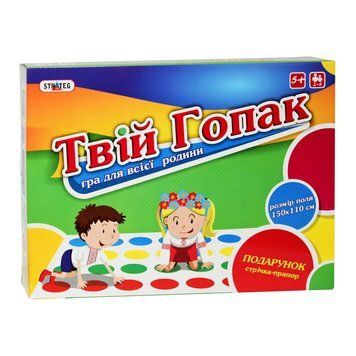 Настільна гра Твістер "Твій гопак" 887 ігрове поле 150 х 110 см, стрічка-прапор 887ST фото