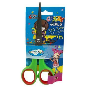 Дитячі ножиці канцелярські "№6 Scissors C" 50434(Green) довжина 14,3 см, леза 7,5 см 50434(Green) фото