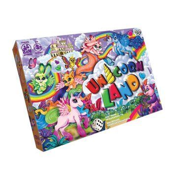 Настільна розважальна гра "Unicorn Land" DTG97 українська мова, від 2 до 4 гравців DTG97 фото
