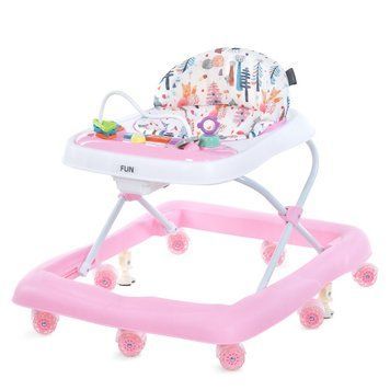 Ходунки дитячі FUN ME 1184 Pink, світлові та звукові ефекти ME 1184 Pink фото